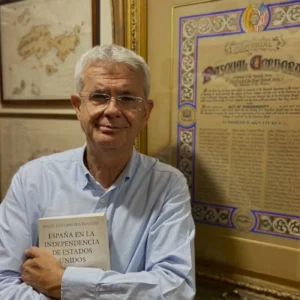Ángel Luis Cervera, historiador y autor de “España en la independencia de Estados Unidos”