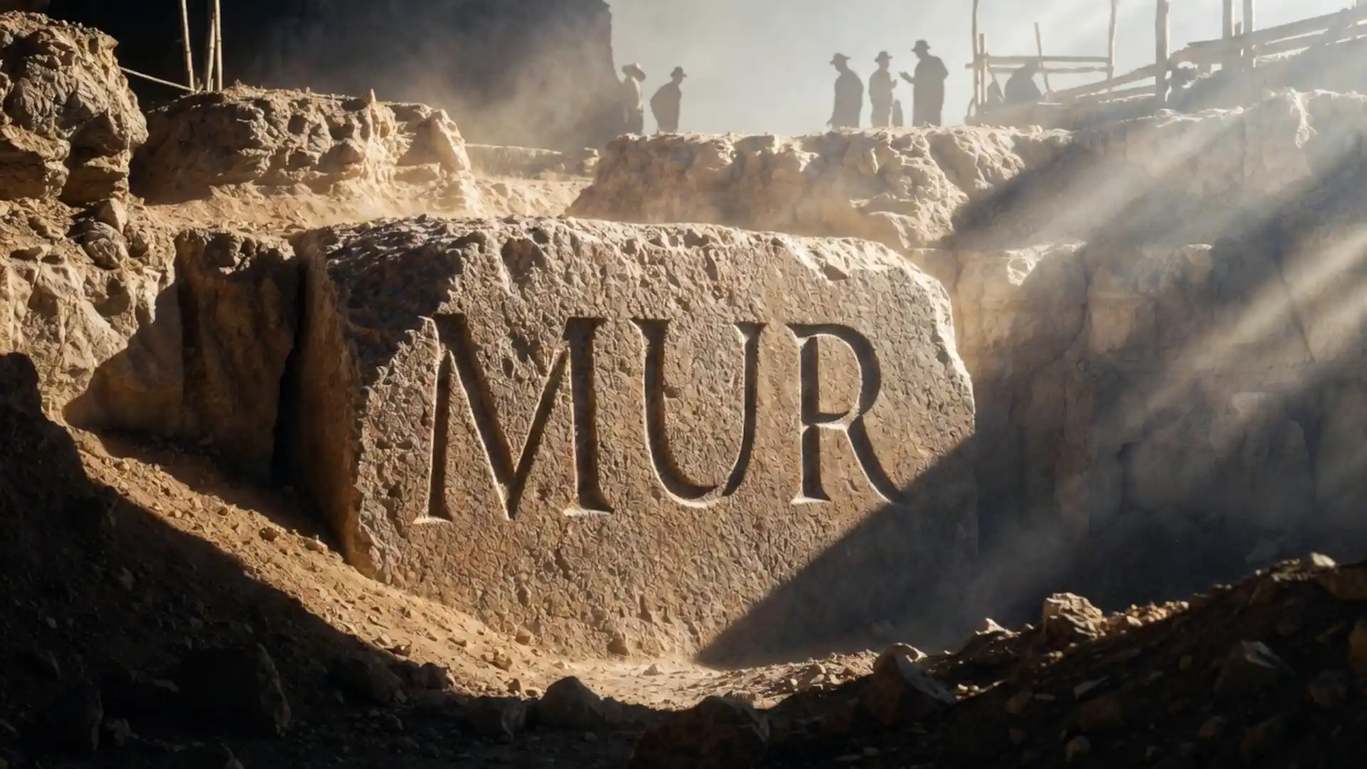 Excavación arqueológica que representa cómo se descubrió Asiria en el siglo XIX