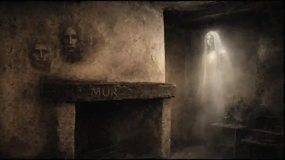 Eladio Romero García y los misterios sobrenaturales del franquismo representados en una escena inspirada en las Caras de Bélmez y una aparición mariana