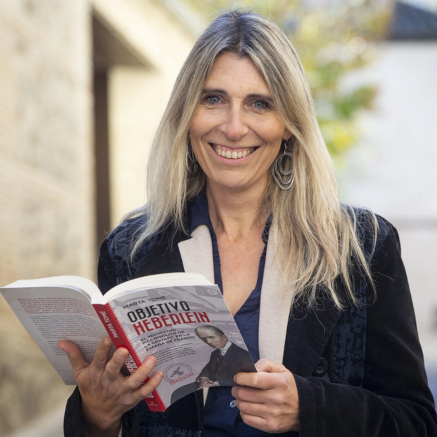 Retrato de Marta Tomé, autora del libro Objetivo Heberlein
