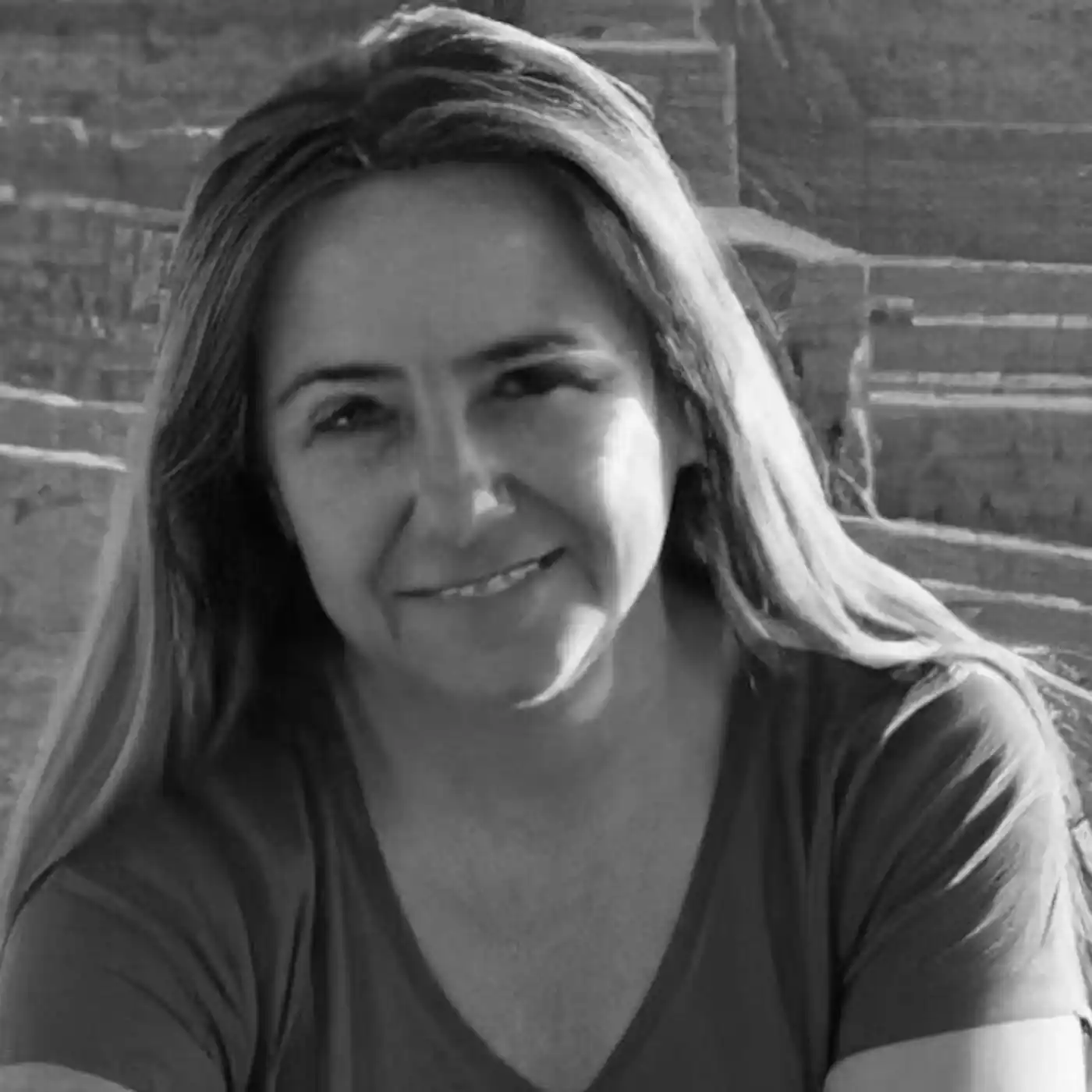 Myriam Seco Álvarez en un yacimiento arqueológico de Egipto