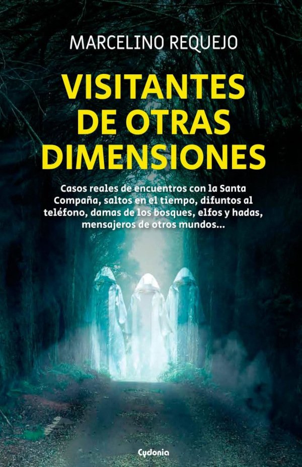 Portada del libro Visitantes de otras dimensiones de Marcelino Requejo Alonso